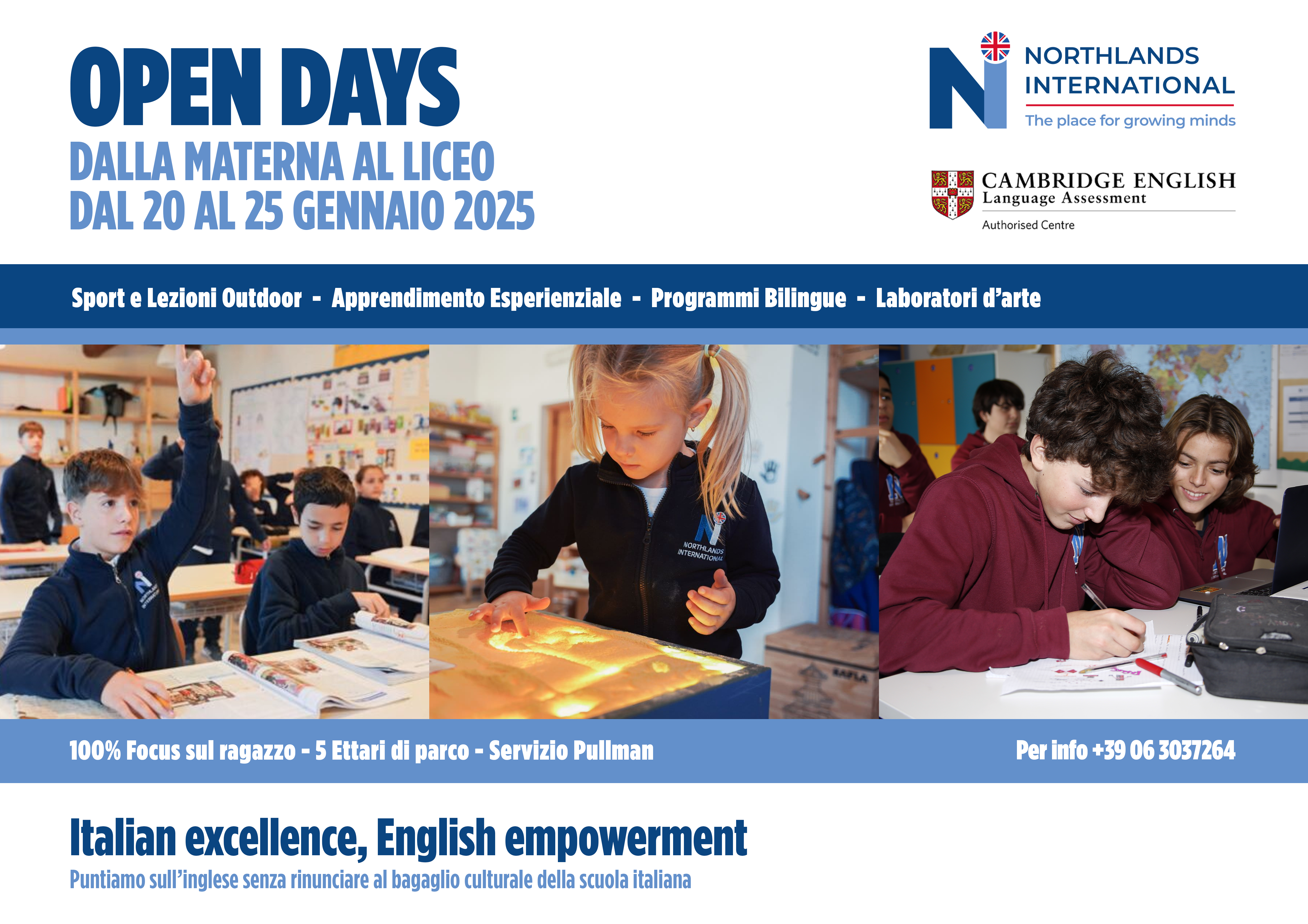 Open Days 2025 di Northlands International